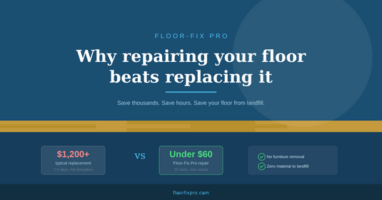 Why Repairing Your Floor Beats Replacing It Every Time