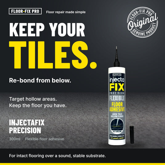Injectafix Pro 300ml – Bonding Adhesive for Loose Tiles & Hollow Floors