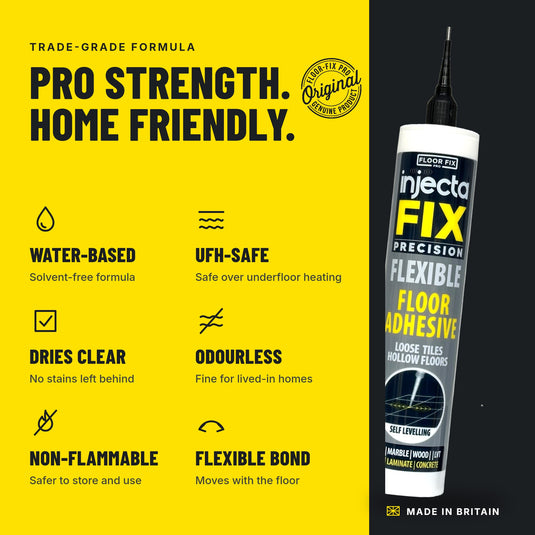 Injectafix Pro 300ml – Bonding Adhesive for Loose Tiles & Hollow Floors