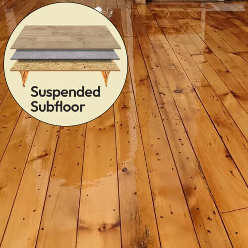 Exposed Floorboards + Bonded