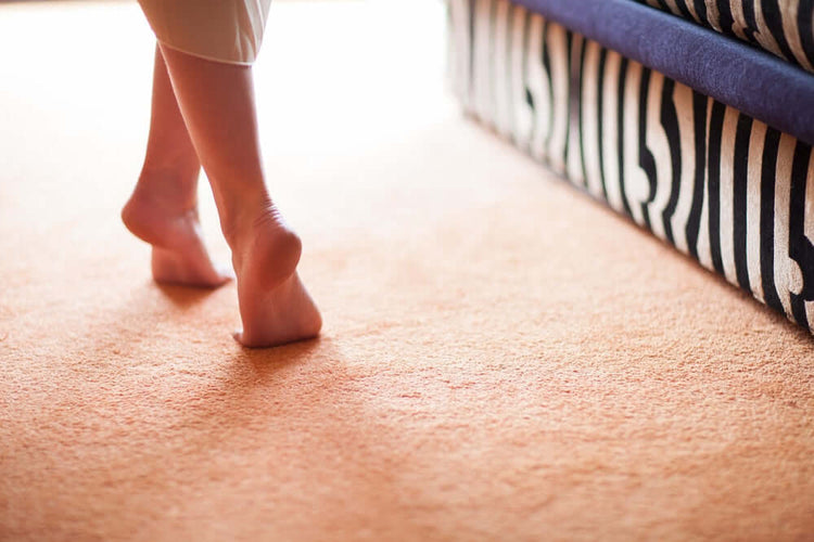 Carpeted Floor + Stairs  (Suspended Subfloor)