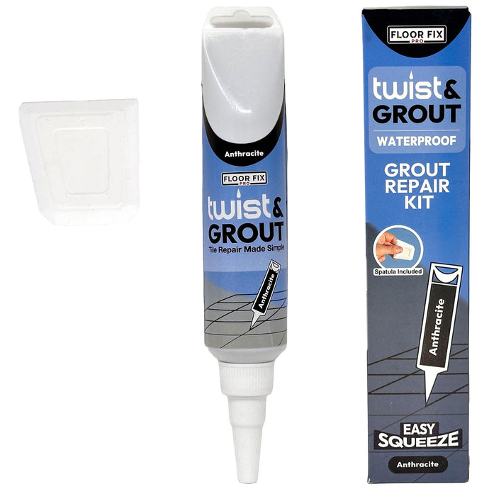 Twist & Grout - Tile Grout Revive And Restore Kit - Floor Fix Pro Loose Tile & Hollow Floor Adhesive