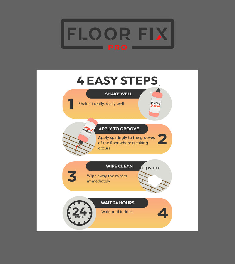 Load image into Gallery viewer, Groove Gasket  - Liquid Gasket for Squeaky Click System Floors
