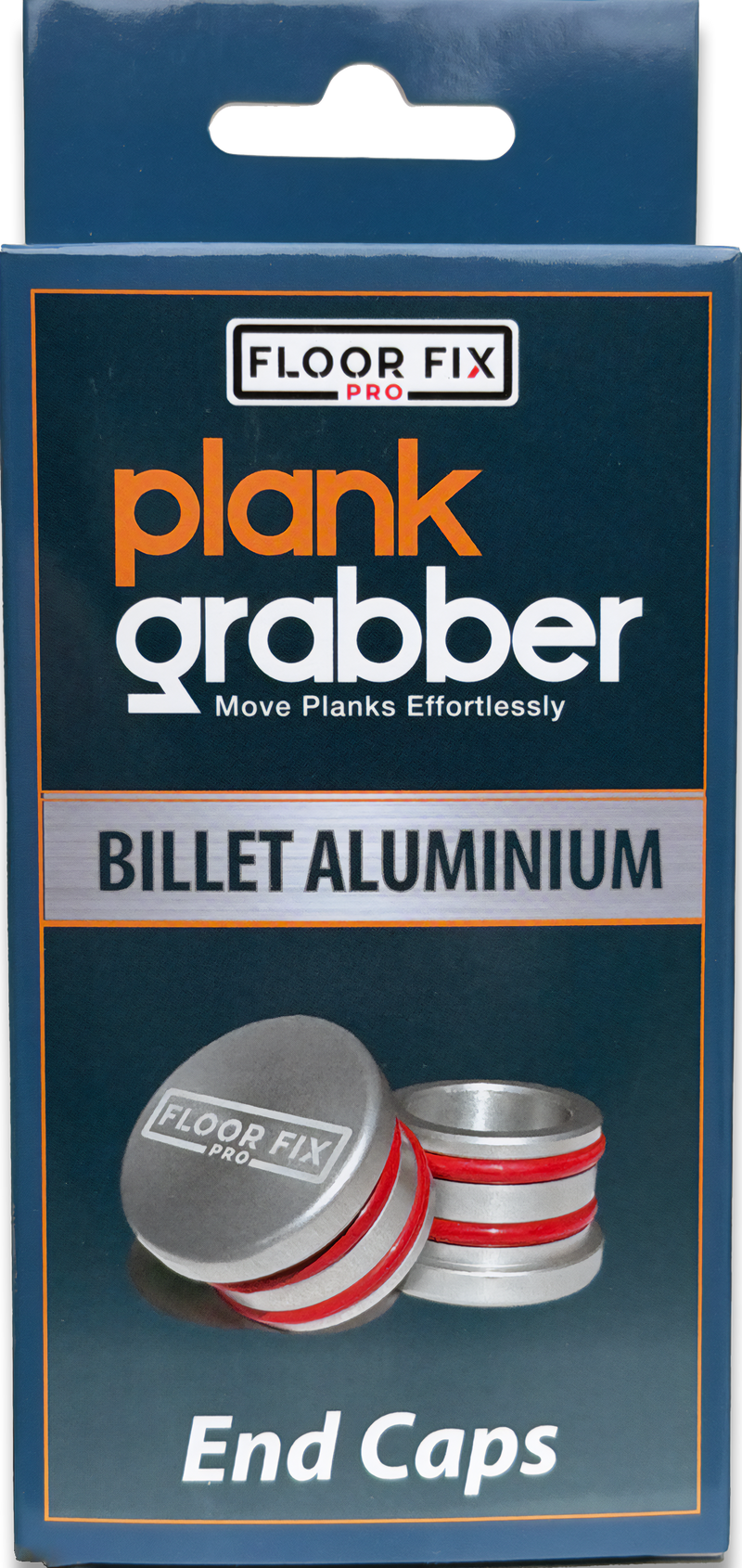 Load image into Gallery viewer, Plank Grabber™ Premium Billet Aluminium End Caps — Pack of 2 - Floor Fix Pro 
