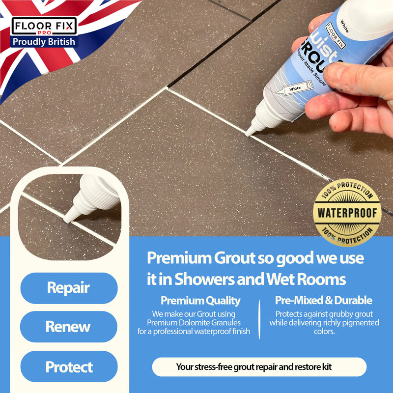 Load image into Gallery viewer, Twist &amp; Grout - Tile Grout Revive And Restore Kit - Floor Fix Pro Loose Tile &amp; Hollow Floor Adhesive
