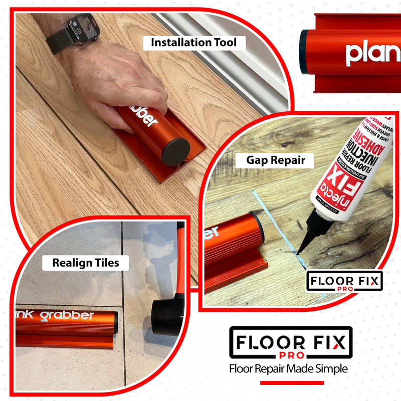 Load image into Gallery viewer, Plank Grabber  - Fix Gaps and Move Planks &amp; Tiles With Ease - Floor Fix Pro Flooring Tools
